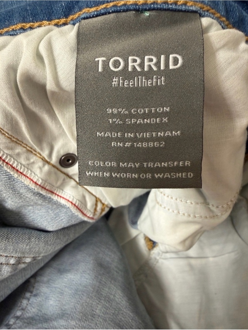Torrid Perfect Boyfriend Ankle Vintage Stretch Denim Jeans - Picture 7 of 7